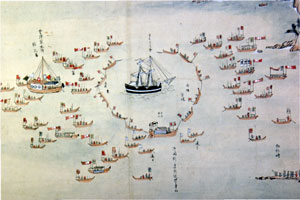 会津藩が警戒にあたった外国船